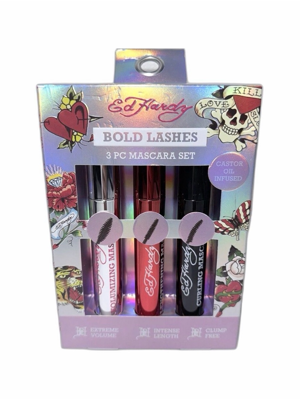 Ed Hardy Bold Lashes 3-Pc Mascara Set